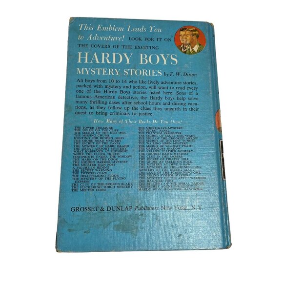 The Hardy Boys The Mystery at Devil's Paw Book Novel YA Reading 1959 u Franklin - Picture 2 of 4